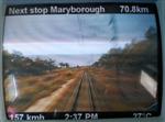 Tilt Train Passenger Screen